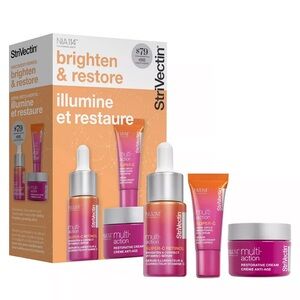 NIP StriVectin Power Starters Multi-Action Trio: Brighten & Restore Set